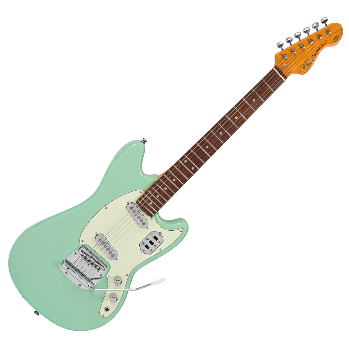 Vintage REVO Series 'Colt SS Twin' ~ Ventura Green  VRCT22VG, Electric Guitar for sale at Richards Guitars.