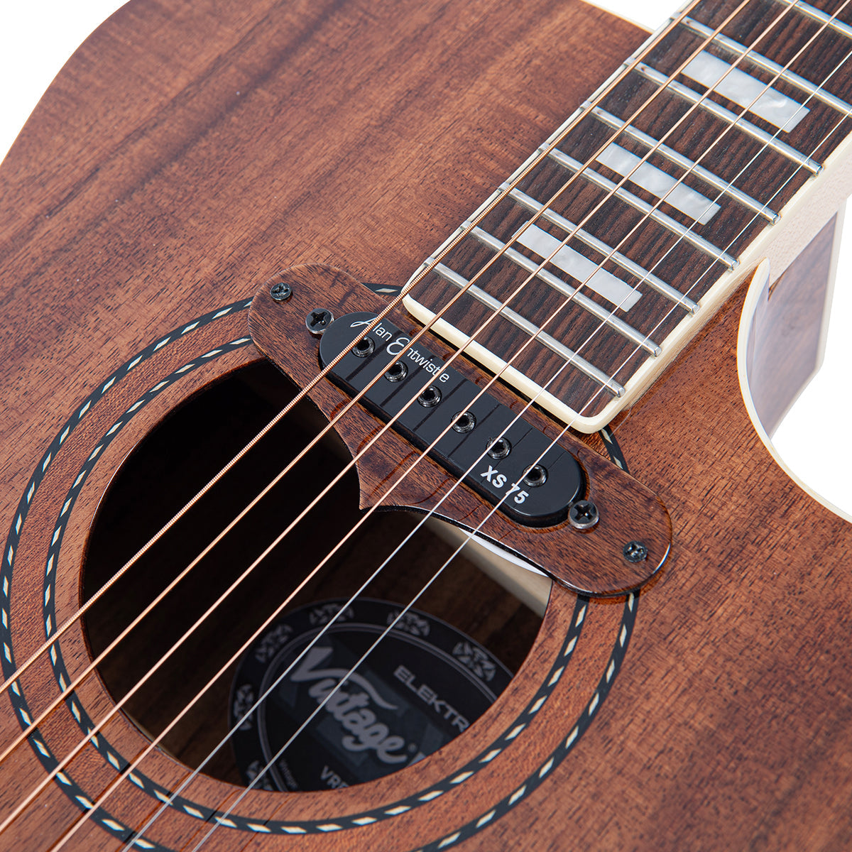 Vintage REVO ELEKTRA ~ Acacia Silk, Electro Acoustic Guitar for sale at Richards Guitars.