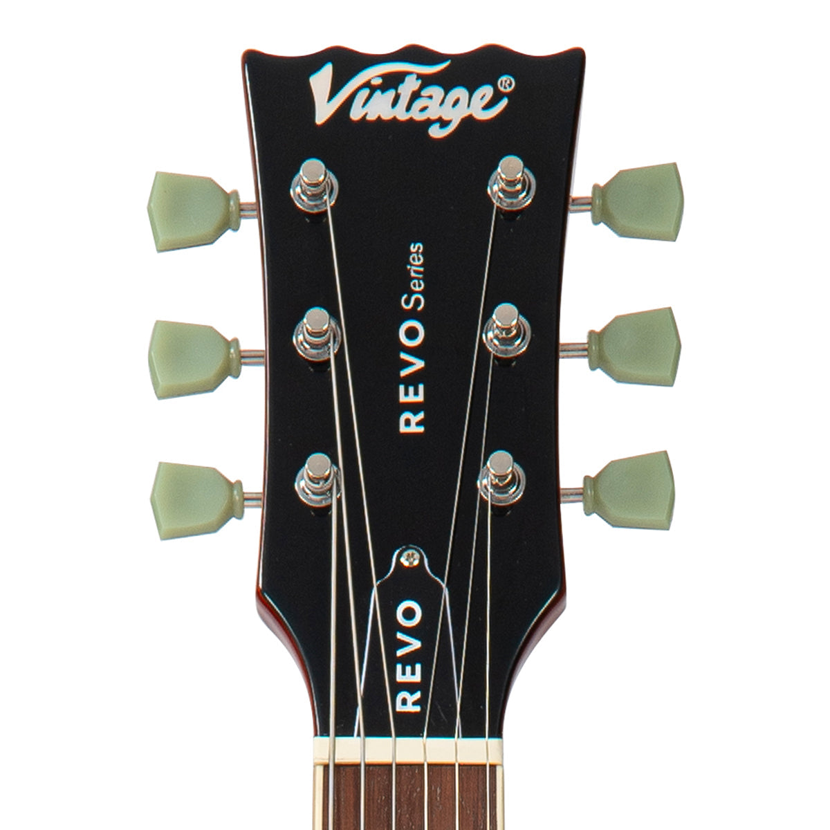 Vintage REVO Series 'Superthin' Electric Guitar ~ Natural  VRH300NAT, Electric Guitar for sale at Richards Guitars.