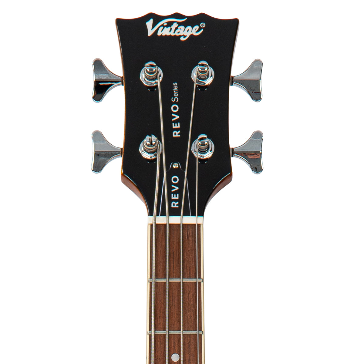 Vintage REVO Series 'Supreme' Semi Acoustic Bass ~ Natural  VRS450N, Bass Guitar for sale at Richards Guitars.