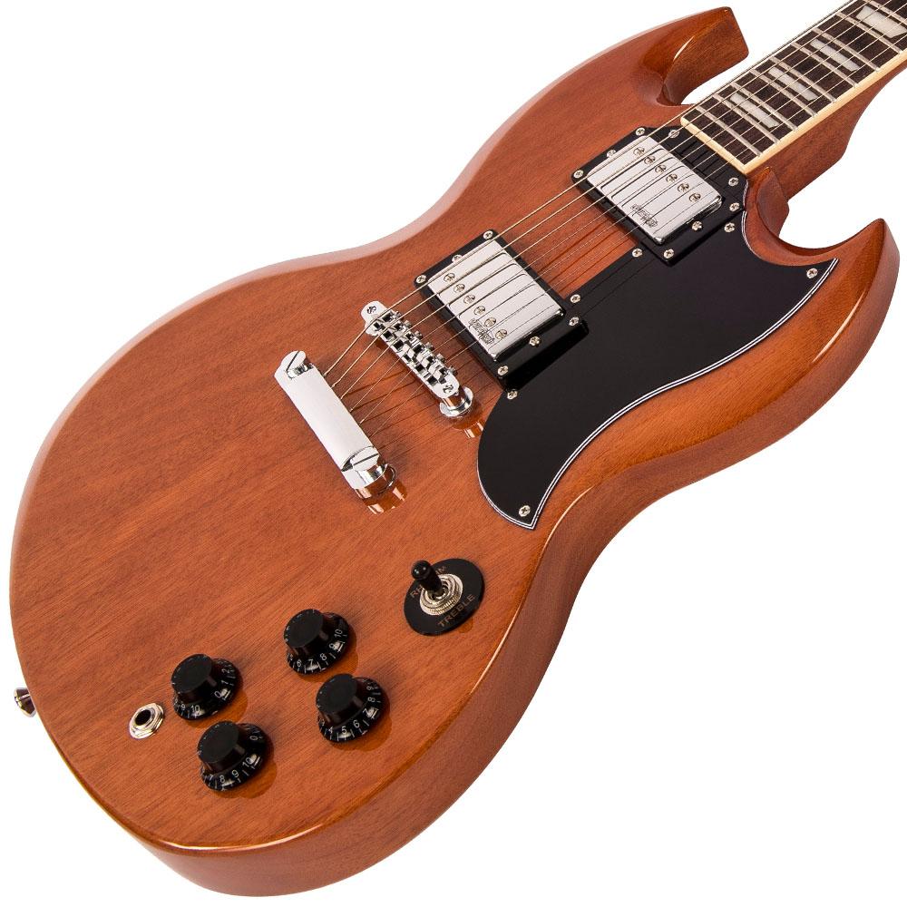 Vintage VS6 ReIssued Electric Guitar ~ Natural Mahogany, Electric Guitar for sale at Richards Guitars.