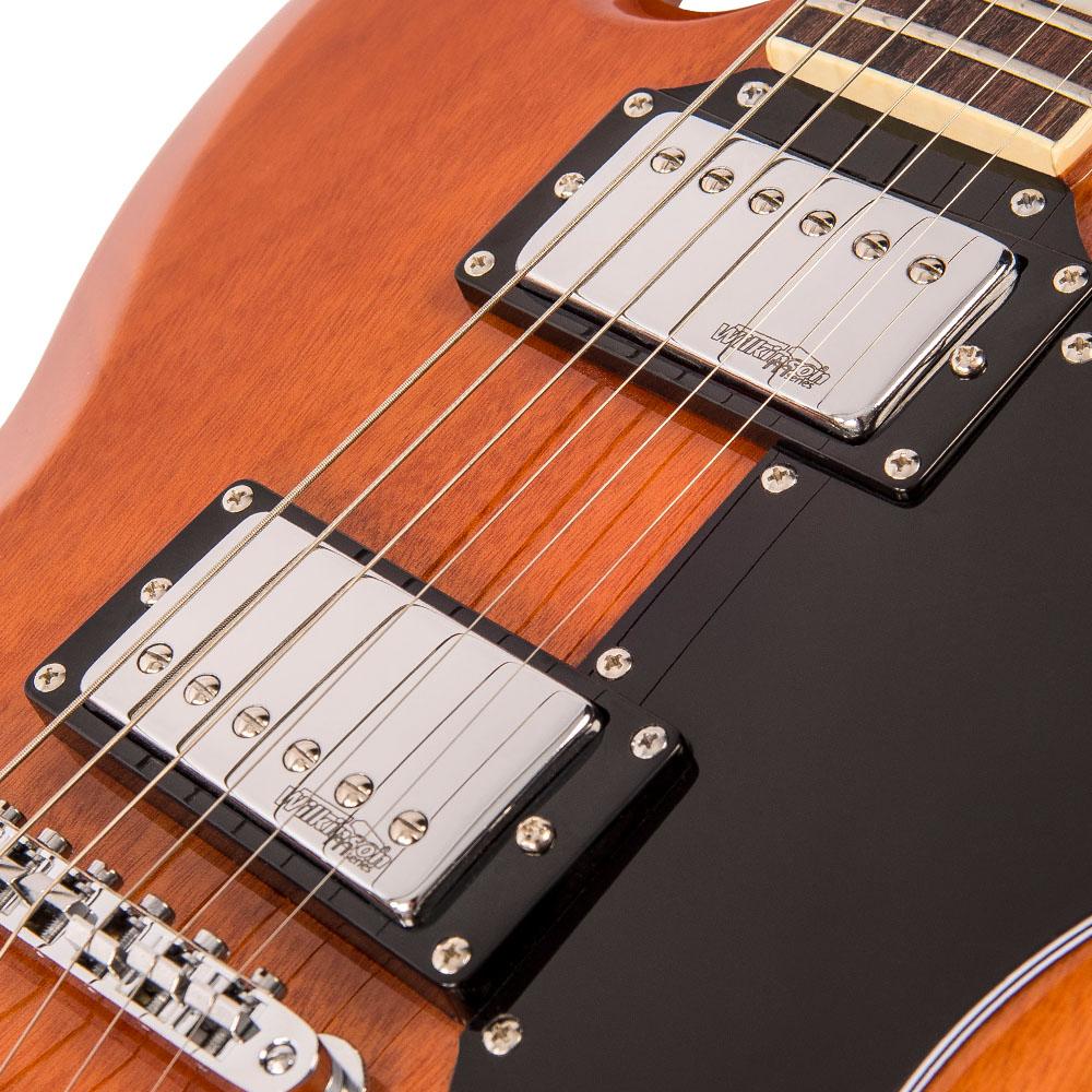 Vintage VS6 ReIssued Electric Guitar ~ Natural Mahogany, Electric Guitar for sale at Richards Guitars.