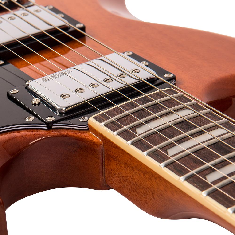 Vintage VS6 ReIssued Electric Guitar ~ Natural Mahogany, Electric Guitar for sale at Richards Guitars.