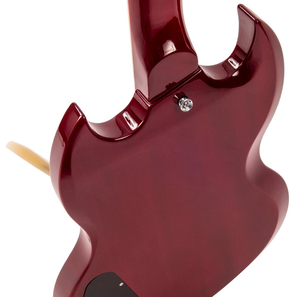 Vintage VS6V ReIssued with vintage style Vibrato ~ Cherry Red, Electric Guitar for sale at Richards Guitars.