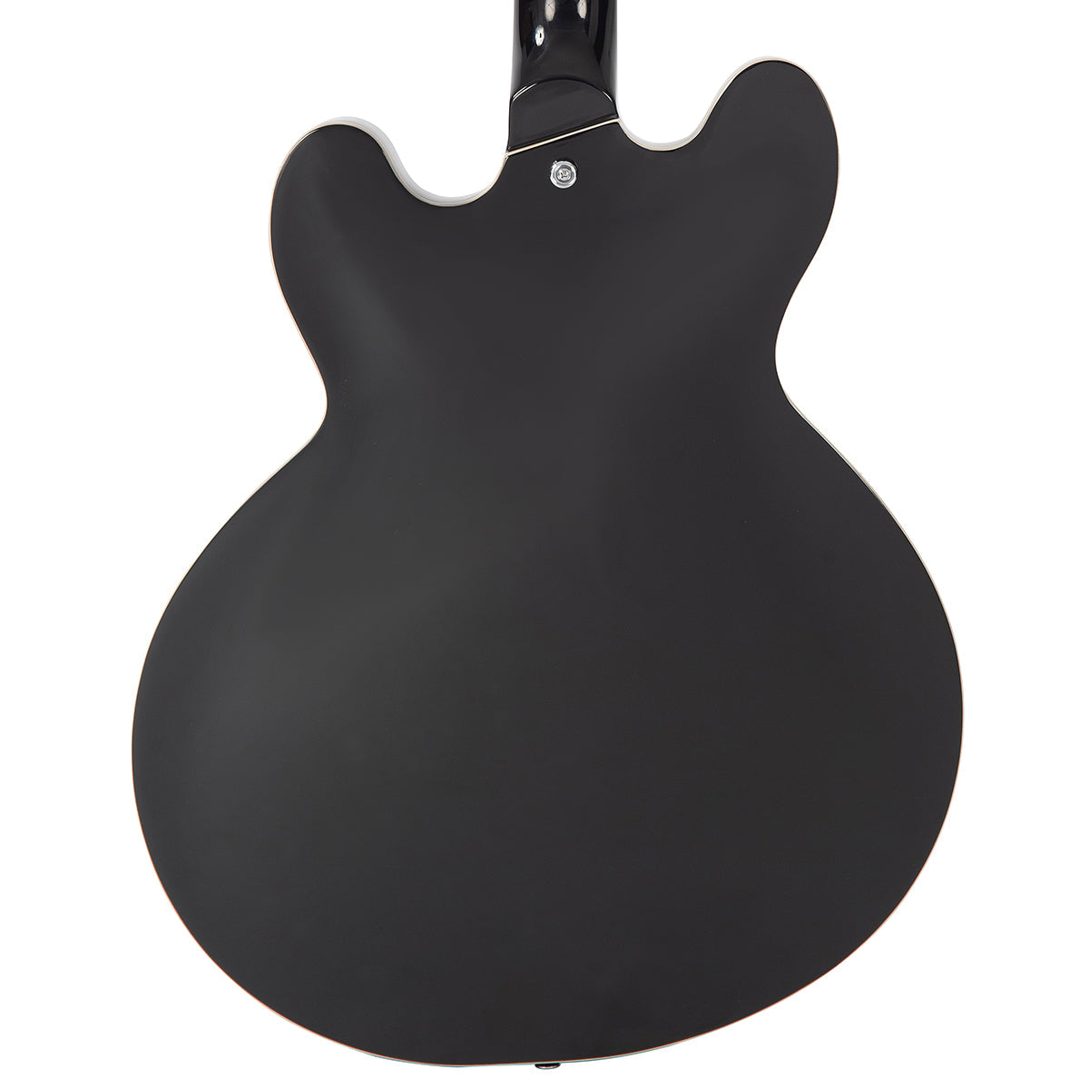 Vintage VSA500P ReIssued Semi Acoustic Guitar ~ Boulevard Black, Electric Guitar for sale at Richards Guitars.