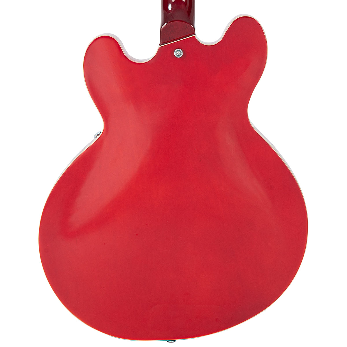 Vintage VSA500P ReIssued Semi Acoustic Guitar ~ Cherry Red, Electric Guitar for sale at Richards Guitars.