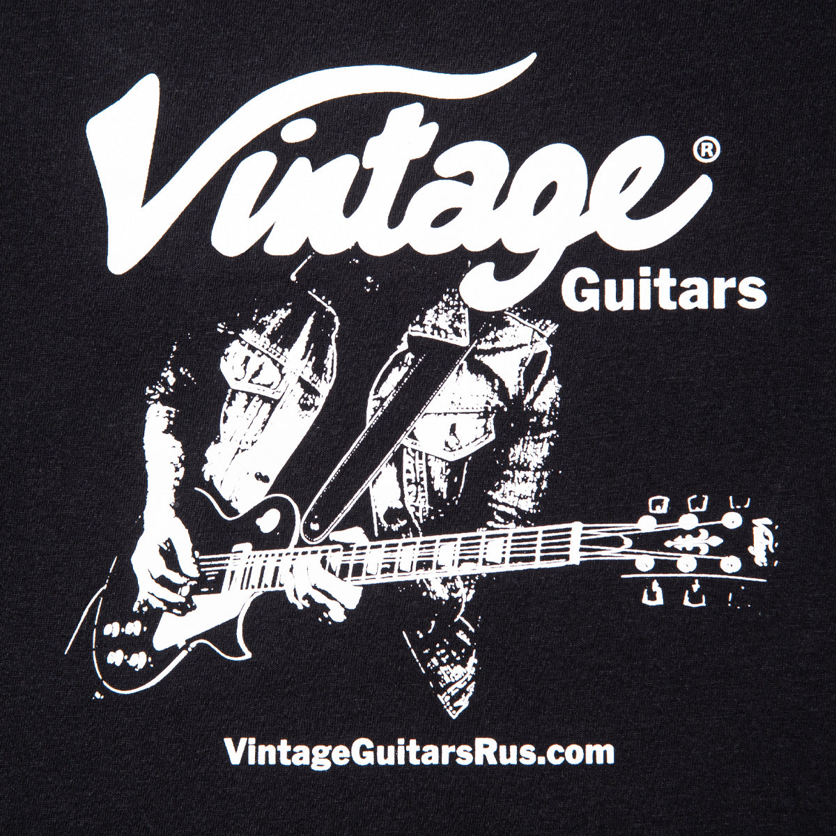 Vintage T-Shirt ~ Black, Large, Merch for sale at Richards Guitars.