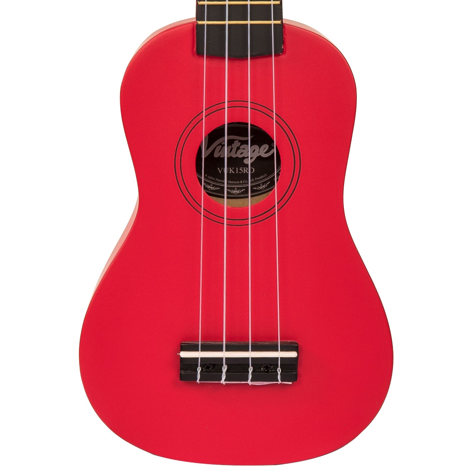 Vintage Soprano Ukulele ~ Satin Red, Ukulele for sale at Richards Guitars.