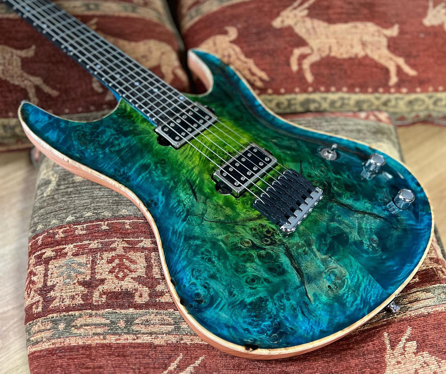 Valenti Nebula Carved, Electric Guitar for sale at Richards Guitars.