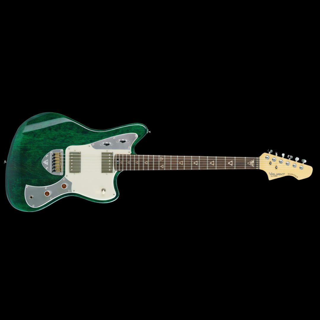 Valiant Jupiter Pine Green, Electric Guitar for sale at Richards Guitars.