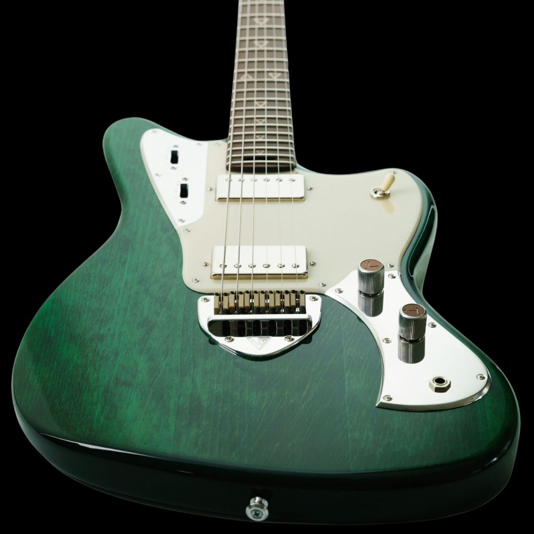 Valiant Jupiter Pine Green, Electric Guitar for sale at Richards Guitars.