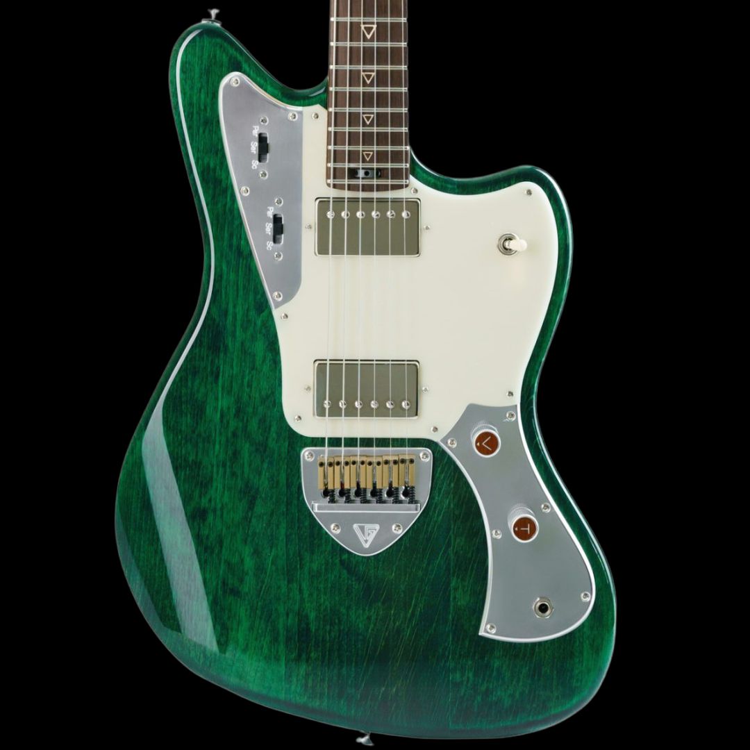 Valiant Jupiter Pine Green, Electric Guitar for sale at Richards Guitars.