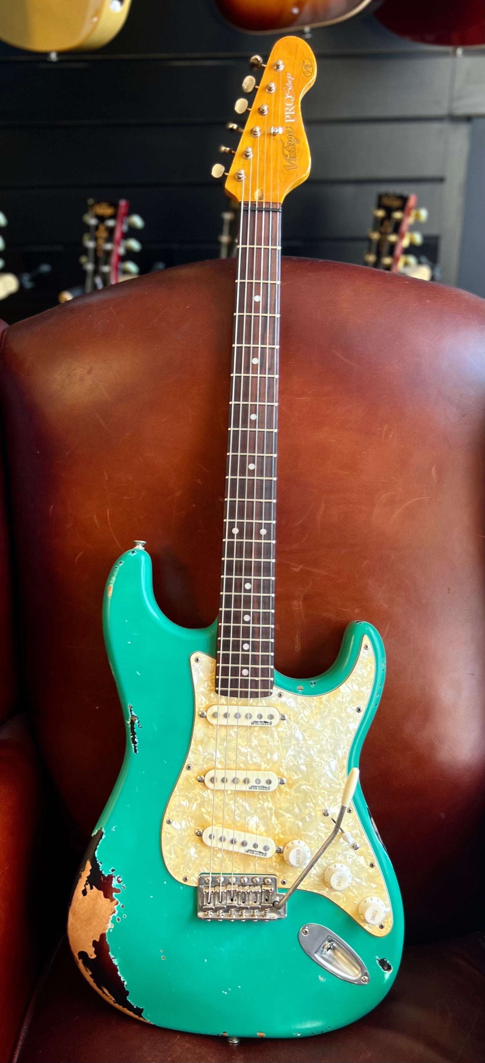 Vintage ProShop V6 "Industrial Punk" Custom Inc. Exclusive Vintage Custom Pro Setup, Electric Guitar for sale at Richards Guitars.