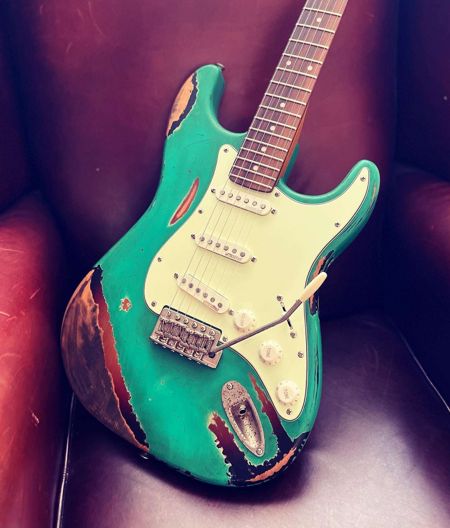 Vintage ProShop V6 "Industrial Punk" Custom Inc. Exclusive Vintage Custom Pro Setup, Electric Guitar for sale at Richards Guitars.