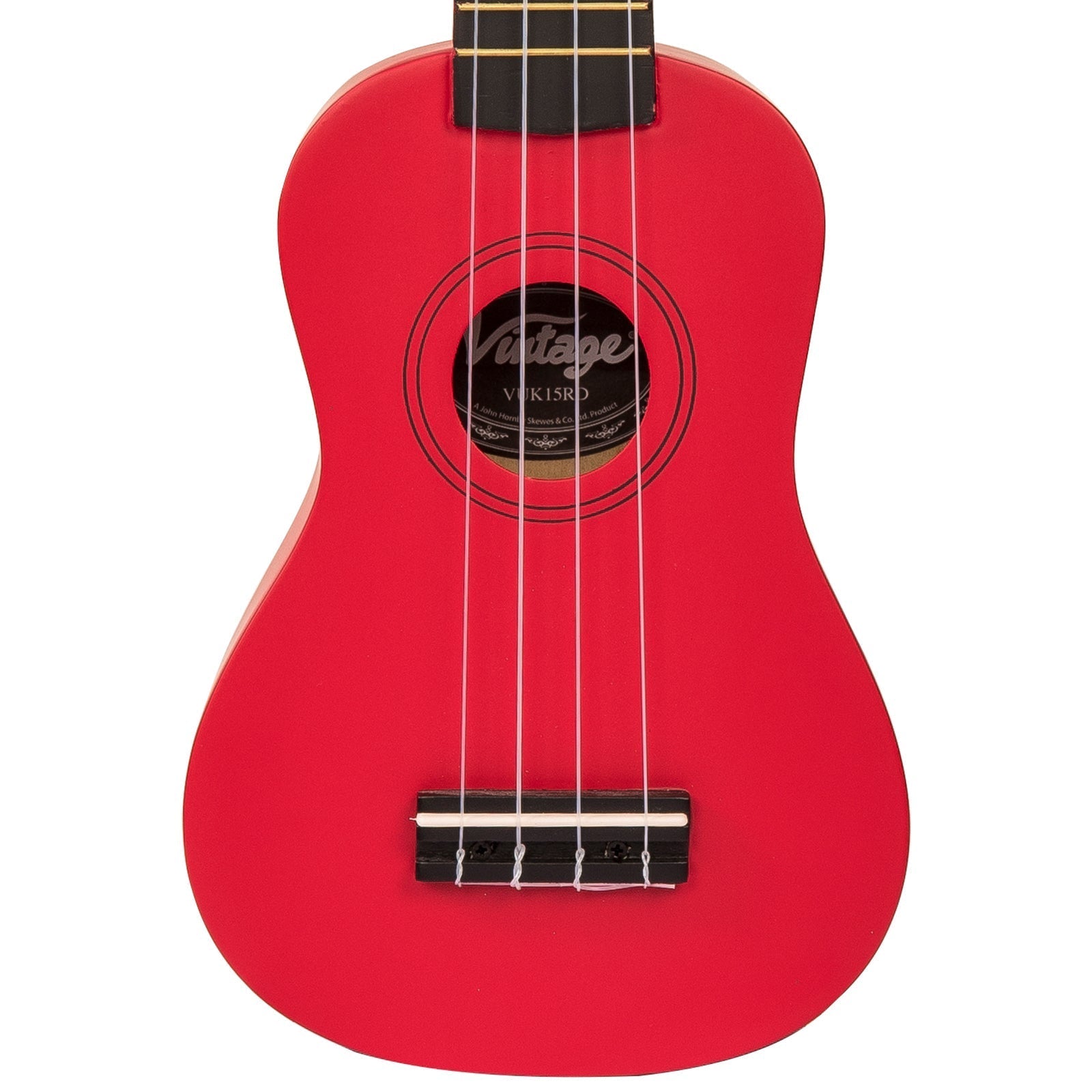 Vintage Soprano Ukulele ~ Satin Red, Ukuleles for sale at Richards Guitars.