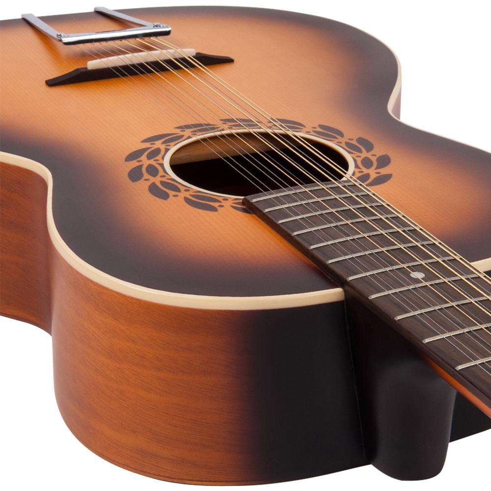 Vintage V500SB-12 'Statesboro' Paul Brett 12 String Acoustic ~ Satin Antique Burst, Acoustic Guitar for sale at Richards Guitars.