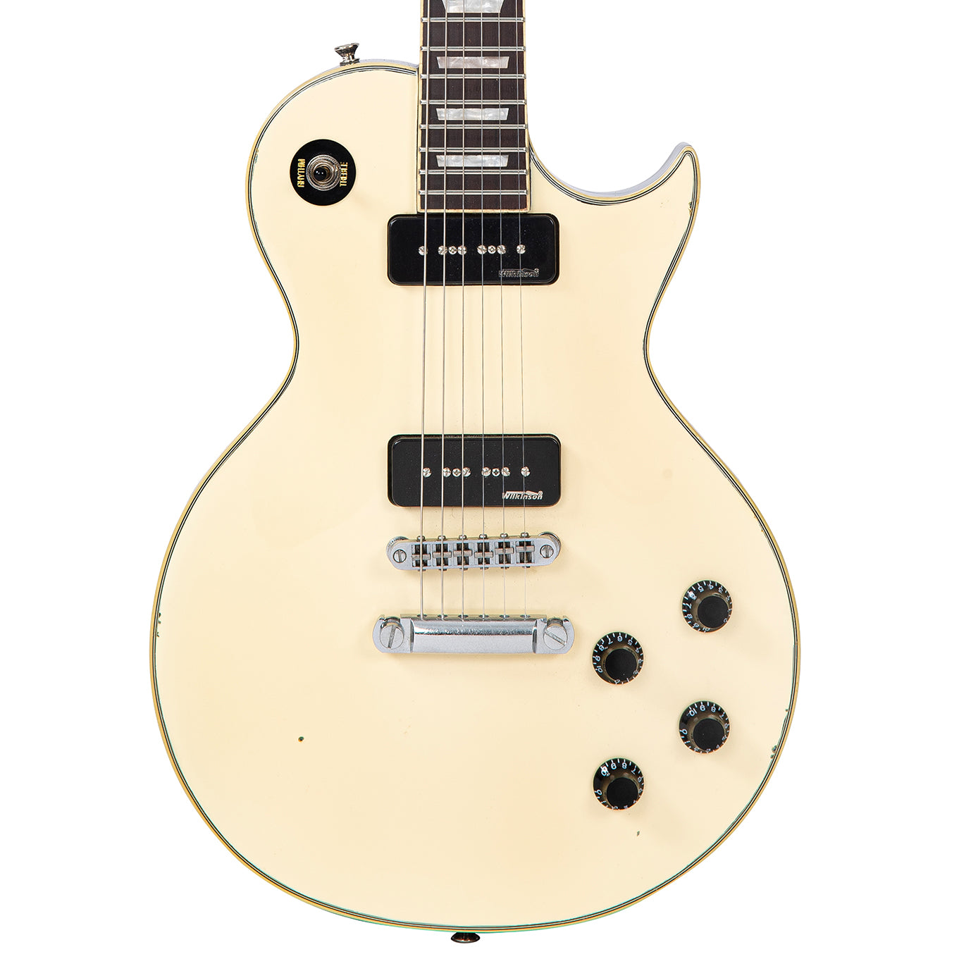 Vintage V100 ProShop Custom-Build ~ Light Ageing ~ Vintage White, Electric Guitar for sale at Richards Guitars.