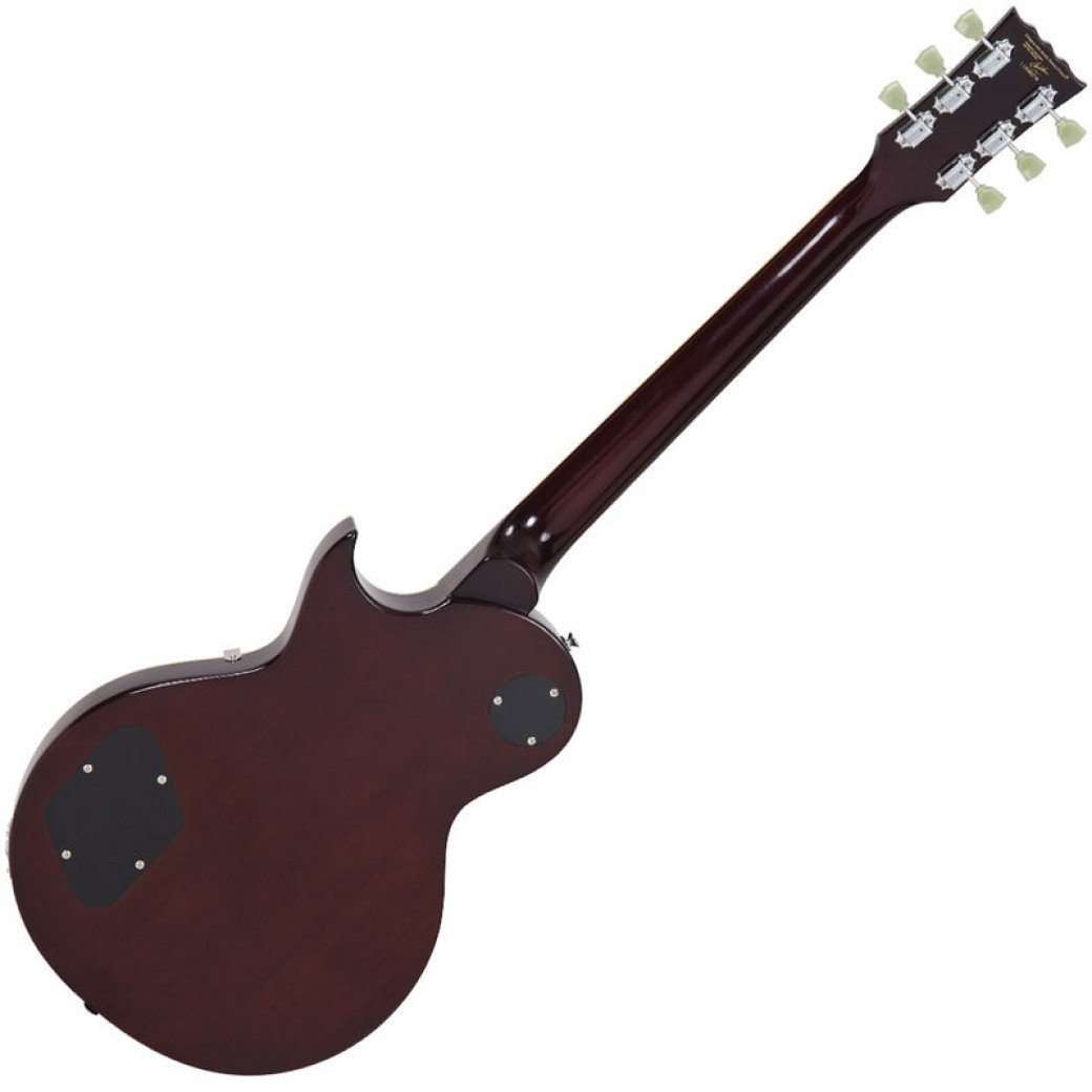 Vintage V100IT ReIssued Electric Guitar ~ Flamed Iced Tea, Electric Guitar for sale at Richards Guitars.