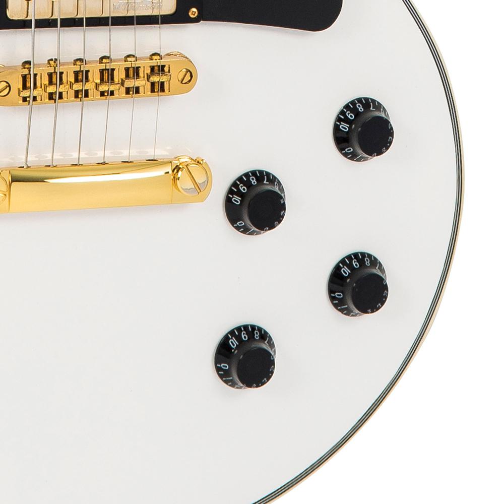 Vintage V1003 ReIssued 3 Pickup Electric Guitar ~ Arctic White, Electric Guitar for sale at Richards Guitars.