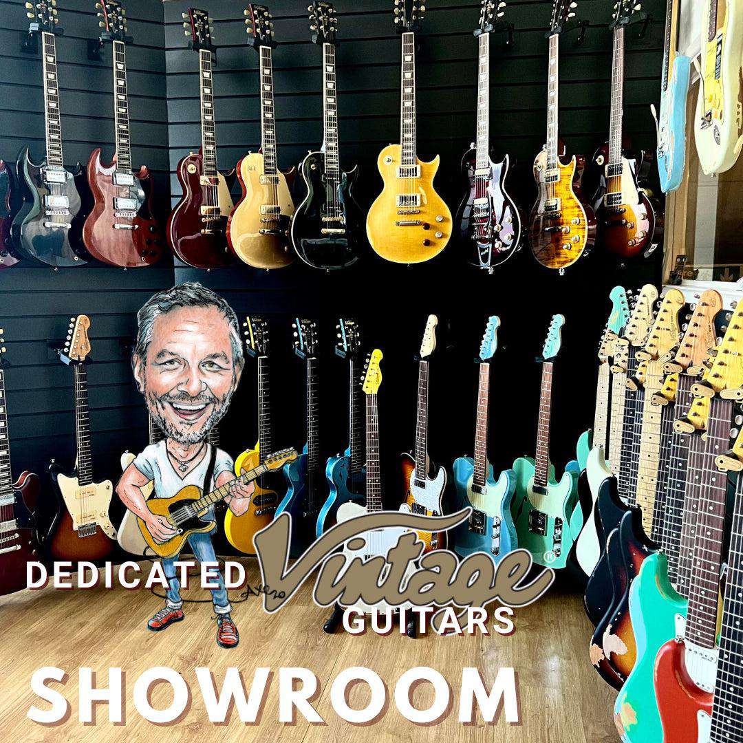Vintage* V100NBTSB, Electric Guitar for sale at Richards Guitars.