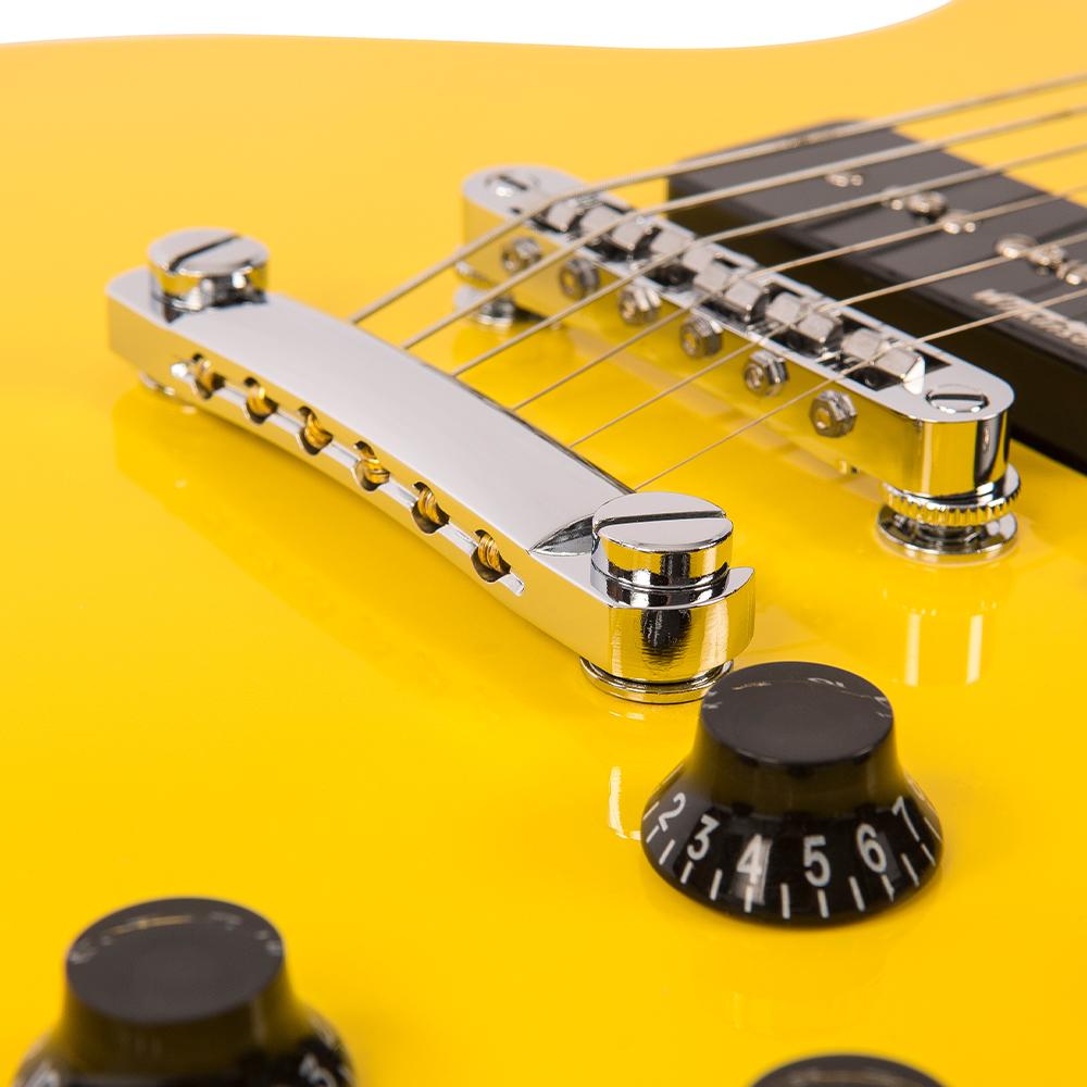 Vintage V132TVY ReIssued Electric Guitar ~ TV Yellow, Electric Guitar for sale at Richards Guitars.