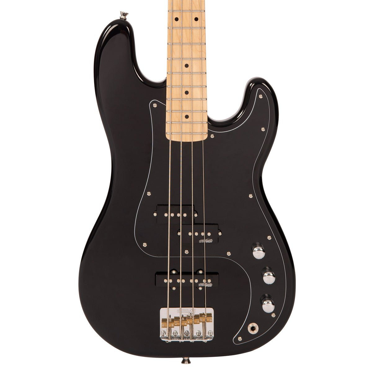 Vintage V42 ReIssued Bass Guitar ~ Boulevard Black, Bass Guitar for sale at Richards Guitars.