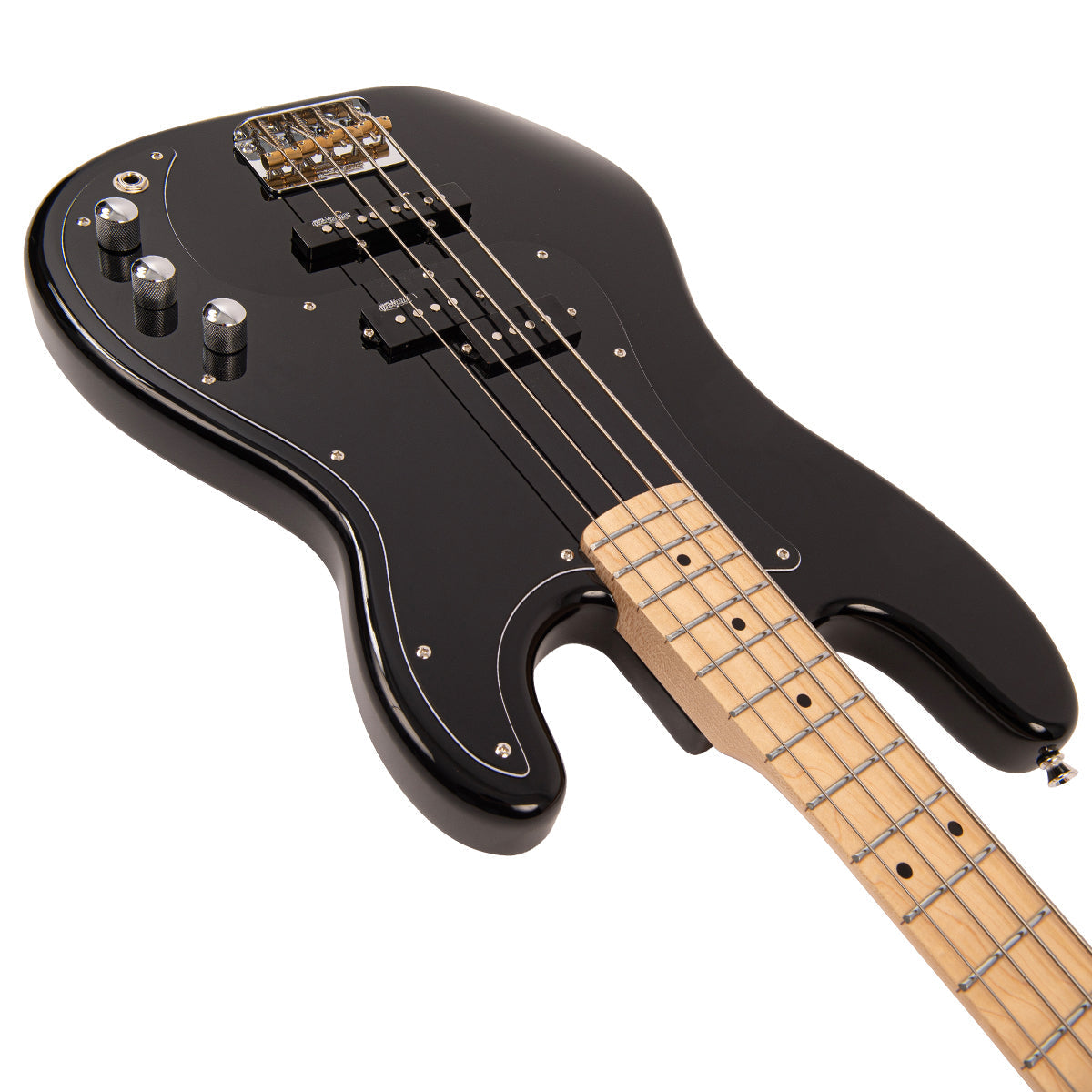 Vintage V42 ReIssued Bass Guitar ~ Boulevard Black, Bass Guitar for sale at Richards Guitars.