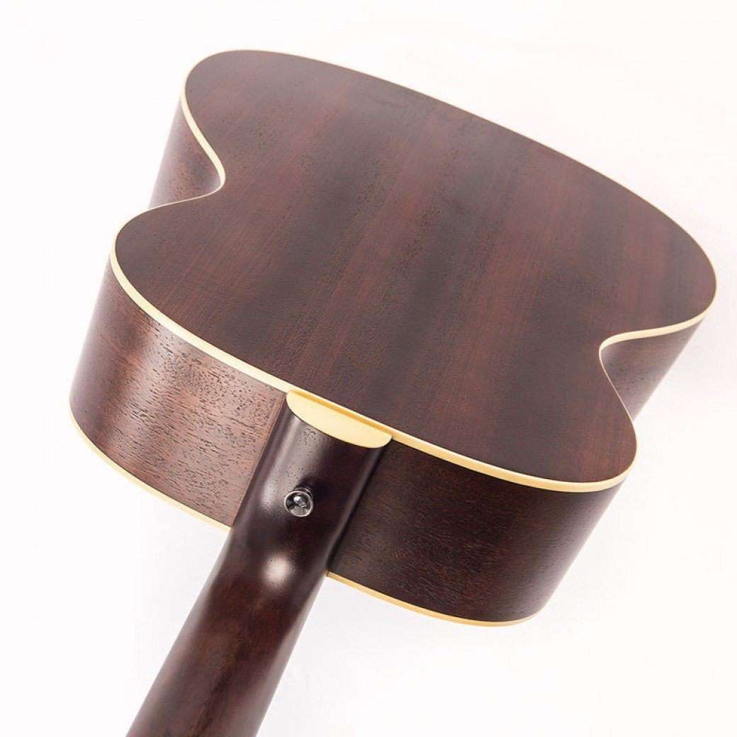 Vintage* V440AQ Historic Series 'Orchestra' Acoustic Guitar ~ Aged Finish, Acoustic Guitar for sale at Richards Guitars.