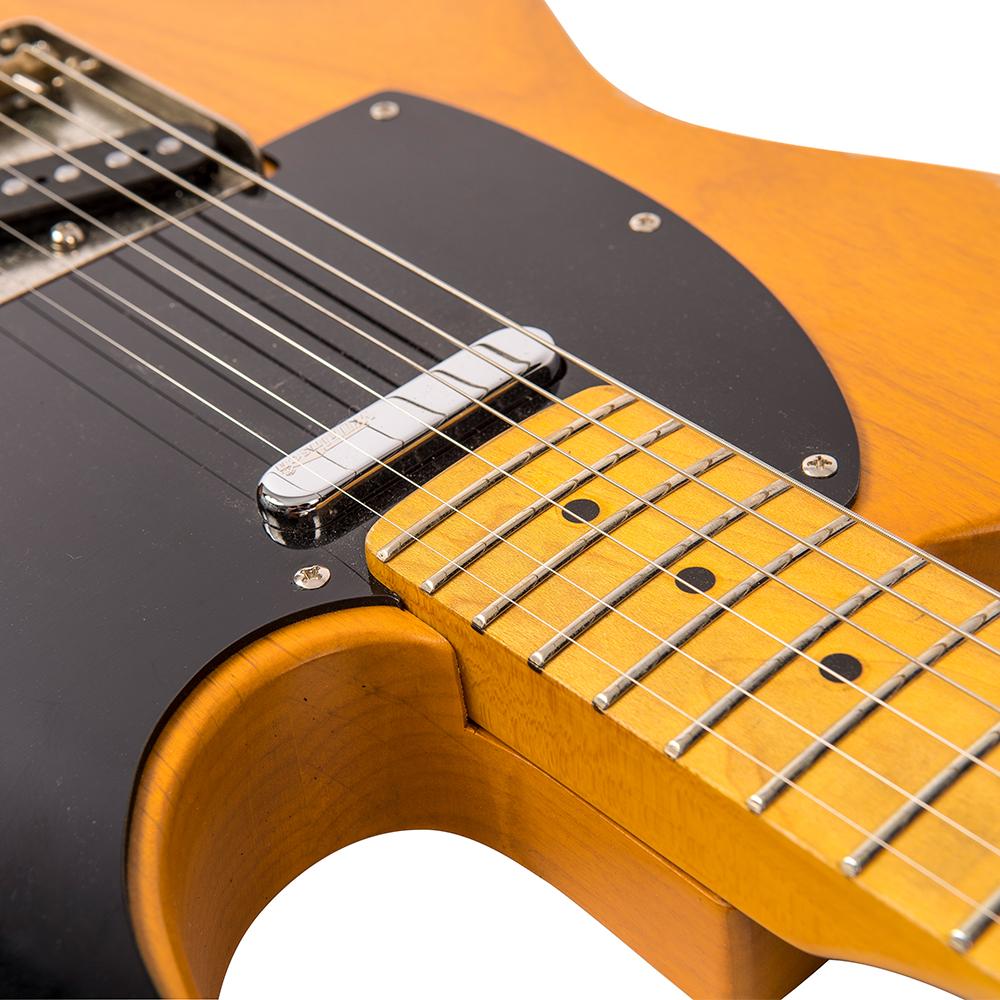 Vintage V52 ICON Electric Guitar ~ Distressed Butterscotch, Electric Guitar for sale at Richards Guitars.