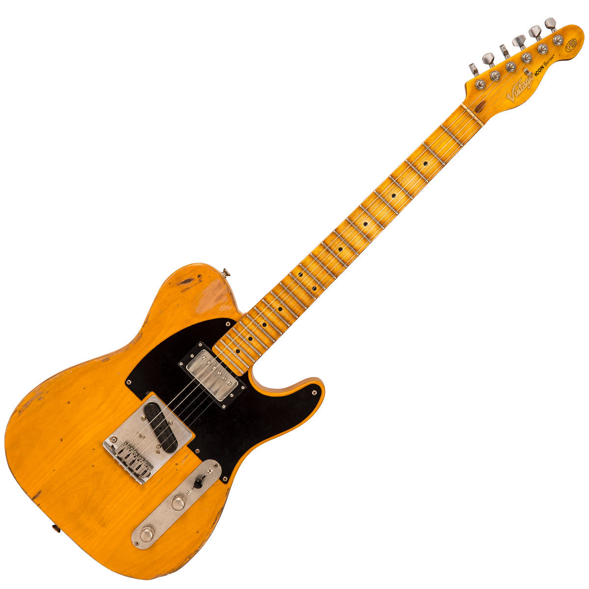 Vintage V52 ProShop Aged Butterscotch Briown Sugar (Order To Reserve), Electric Guitar for sale at Richards Guitars.