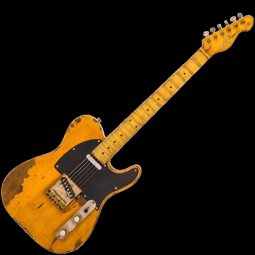 Vintage V52 ProShop ~ Butterscotch (Order To Reserve), Electric Guitar for sale at Richards Guitars.