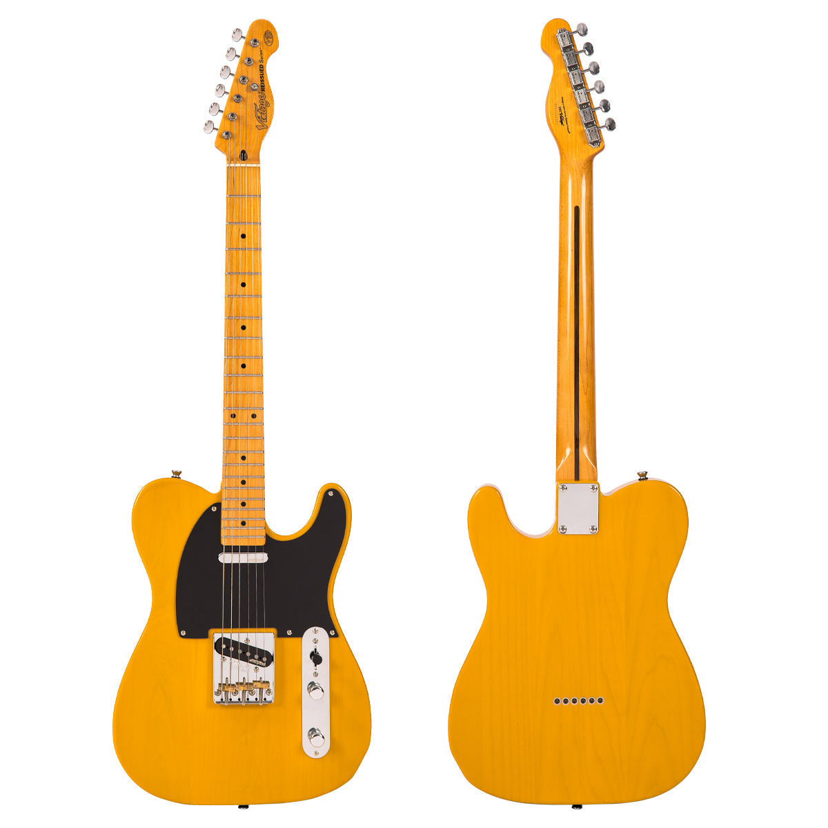 Vintage V52 ReIssued Electric Guitar ~ Butterscotch, Electric Guitar for sale at Richards Guitars.