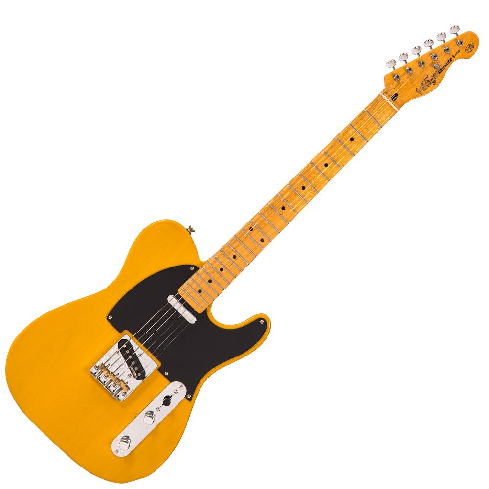 Vintage V52 ReIssued Electric Guitar ~ Butterscotch, Electric Guitar for sale at Richards Guitars.