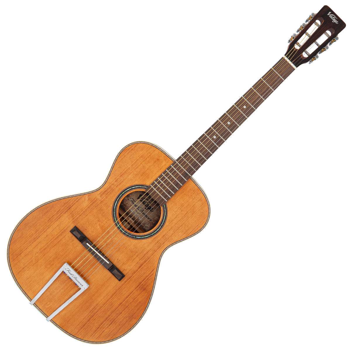 Vintage V600N 'Fret Dancer' Acoustic Guitar ~ Aged Open Pore, Acoustic Guitar for sale at Richards Guitars.