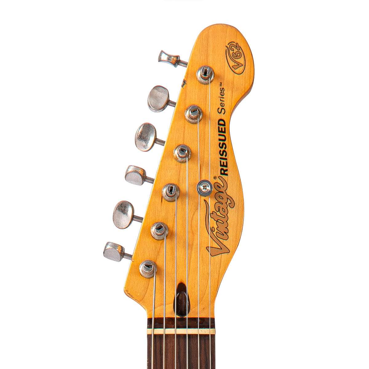 Vintage V62 ProShop Unique ~ New Dawn Green (Contact: Richards Guitars. www.rguitars.co.uk), Electric Guitar for sale at Richards Guitars.