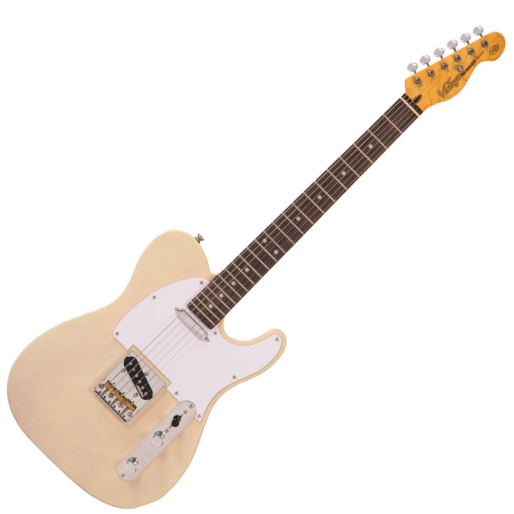 Vintage V62 ReIssued Electric Guitar ~ Ash Blonde, Electric Guitar for sale at Richards Guitars.