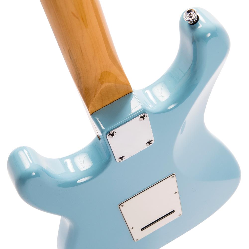 Vintage V6 ReIssued Electric Guitar ~ Laguna Blue, for sale at Richards Guitars.