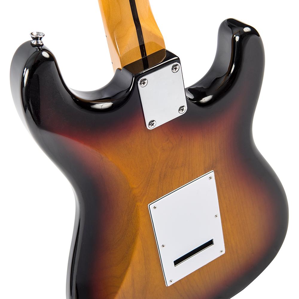 Vintage V6M Reissued Electric Guitar ~ Left Hand Sunburst, Left Hand Electric Guitars for sale at Richards Guitars.