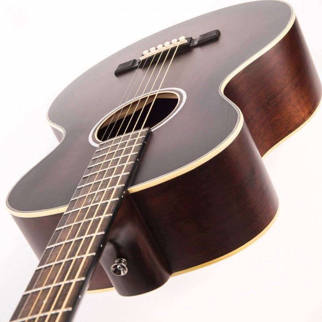 Vintage* V880AQ Historic Series 'Parlour' Acoustic Guitar, Acoustic Guitar for sale at Richards Guitars.