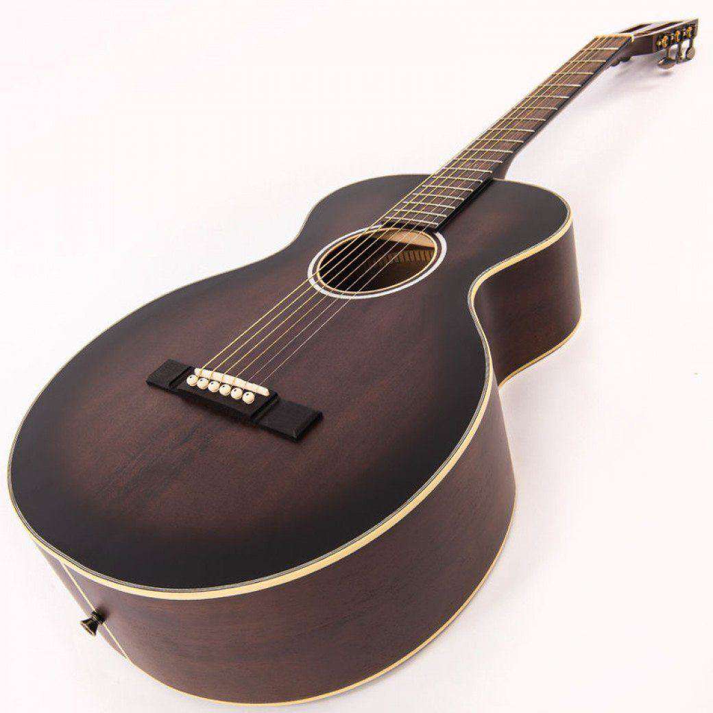 Vintage* V880AQ Historic Series 'Parlour' Acoustic Guitar, Acoustic Guitar for sale at Richards Guitars.
