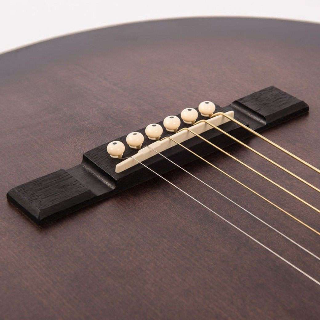 Vintage* V880AQ Historic Series 'Parlour' Acoustic Guitar, Acoustic Guitar for sale at Richards Guitars.
