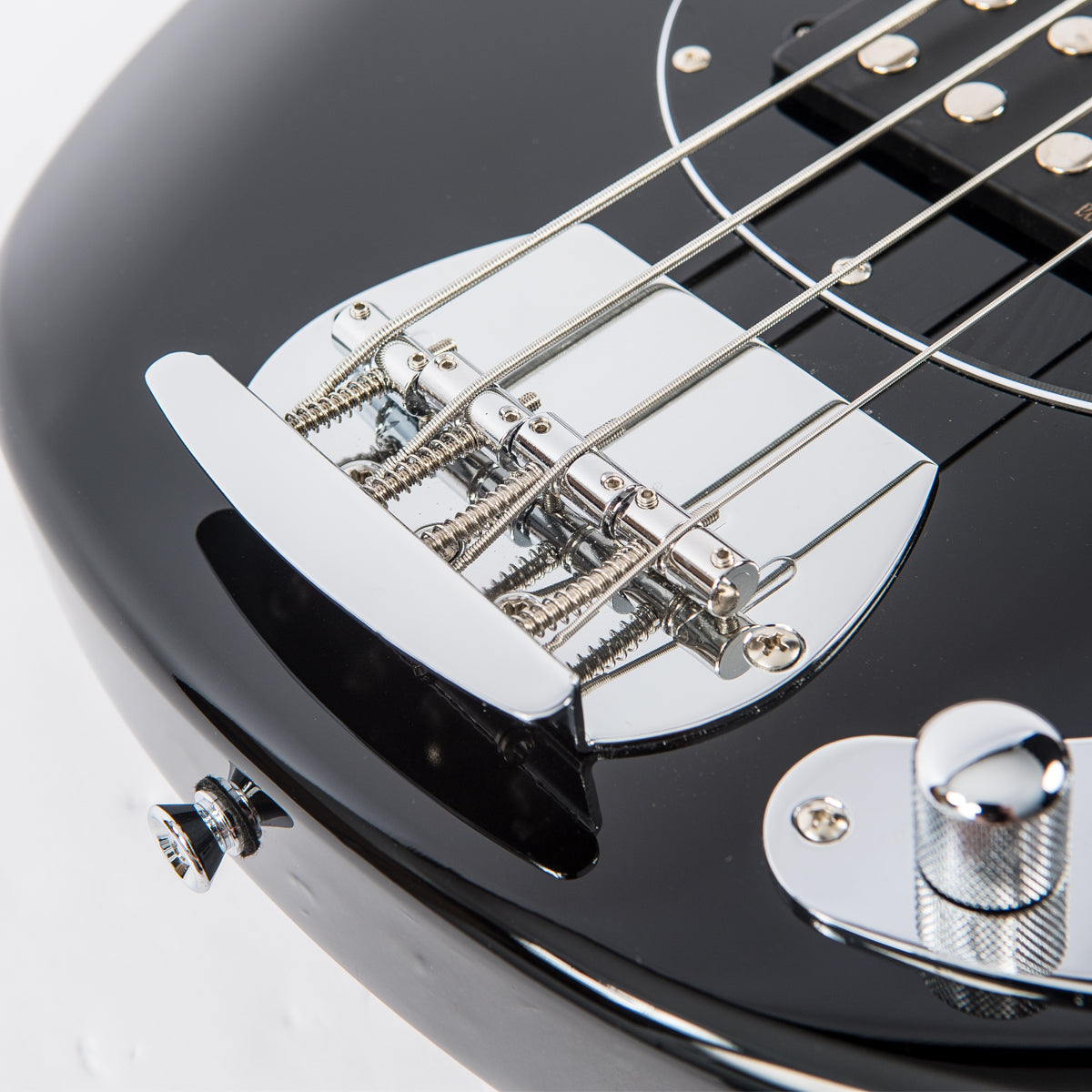 Vintage V96 ReIssued 4-String Active Bass ~ Black, Bass Guitar for sale at Richards Guitars.