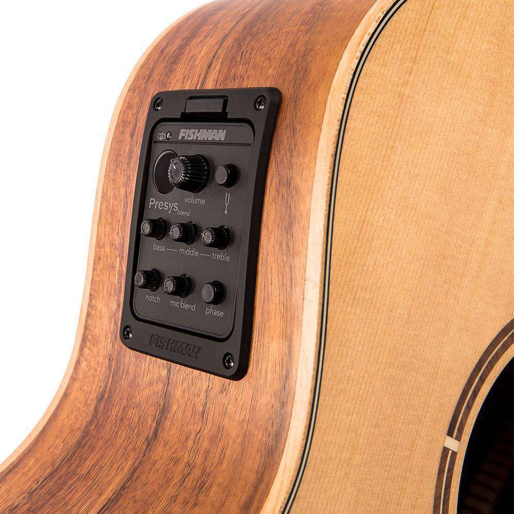 Vintage VGA900RE 'Virtuoso' Electro-Acoustic Folk Guitar ~ Rory Evans Natural, Electro Acoustic Guitar for sale at Richards Guitars.