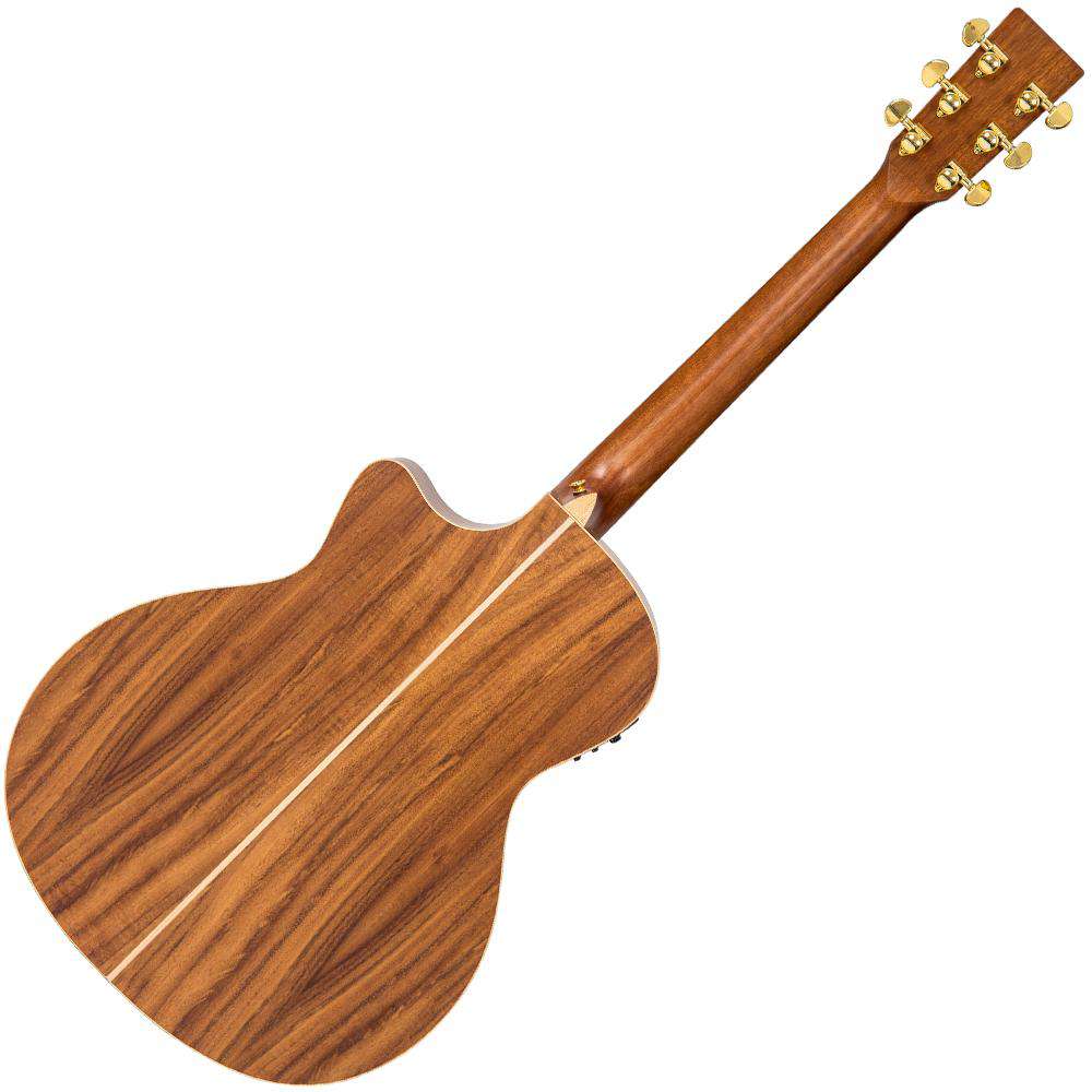 Vintage VGA900RE 'Virtuoso' Electro-Acoustic Folk Guitar ~ Rory Evans Natural, Electro Acoustic Guitar for sale at Richards Guitars.