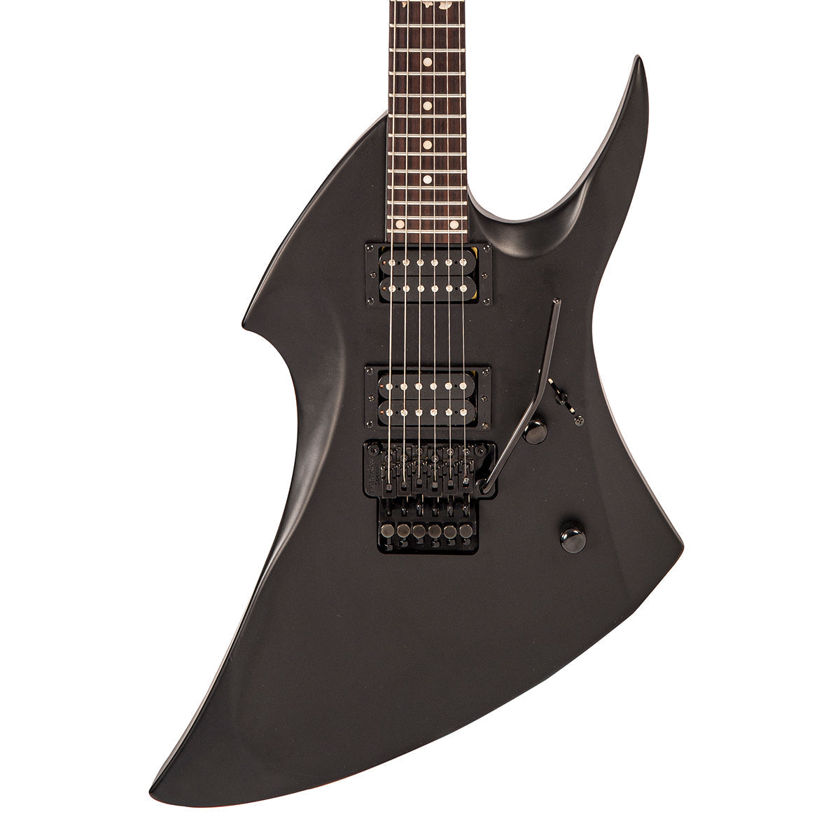 Vintage VMX Series WARP Electric Guitar ~ Satin Black, Electric Guitar for sale at Richards Guitars.