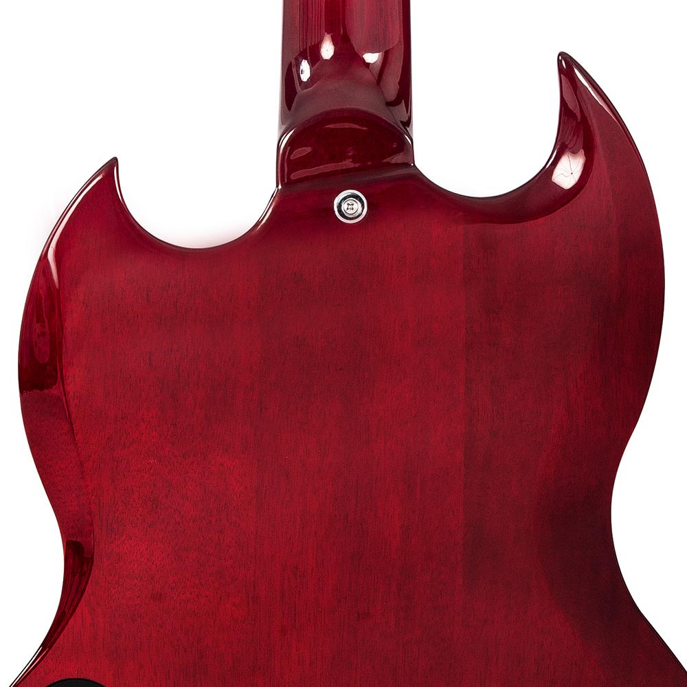 Vintage VS4 ReIssued Bass Guitar ~ Cherry Red, Bass Guitar for sale at Richards Guitars.