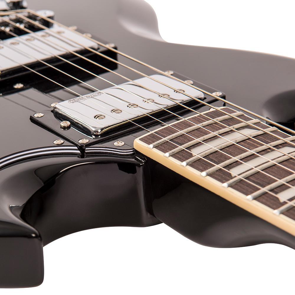 Vintage VS6 ReIssued Electric Guitar ~ Boulevard Black, Electric Guitar for sale at Richards Guitars.