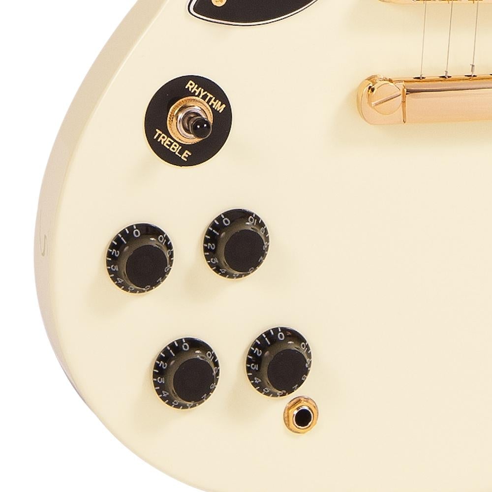 Vintage VS6 Reissued Electric Guitar ~ Left Hand Vintage White/Gold Hardware, Electric Guitar for sale at Richards Guitars.