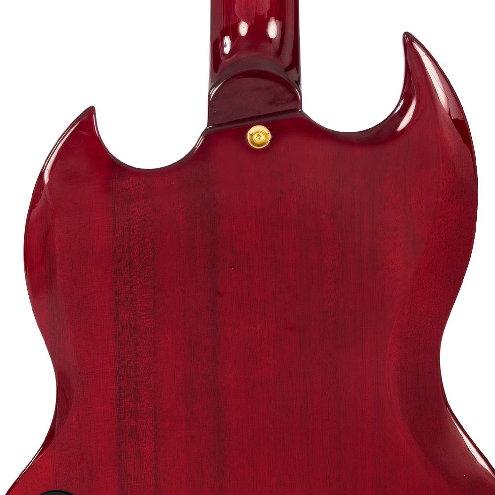 Vintage VS63 ReIssued Electric Guitar ~ Cherry Red, Electric Guitar for sale at Richards Guitars.