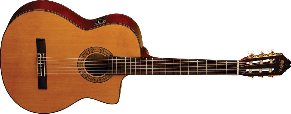 Washburn C64SCE - Classical - Natural Nylon Strung Guitar, Nylon Strung Guitar for sale at Richards Guitars.